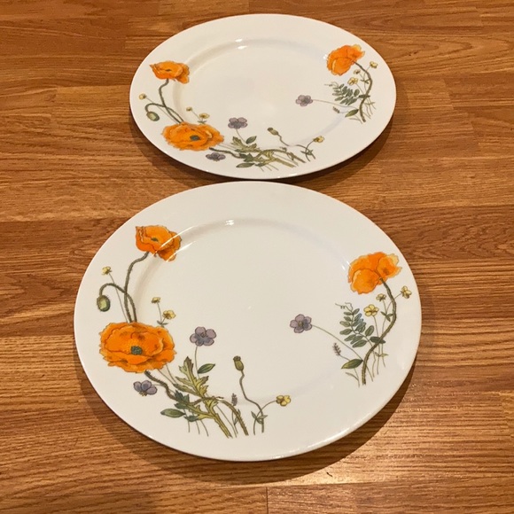 Fine China Berkeley House Flower Mist 5454 Plates - Picture 1 of 10
